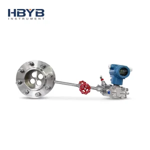Corrosion Resistant No Moving Parts Intelligent Durable Digital Display Differential Pressure Orifice Flow Meter