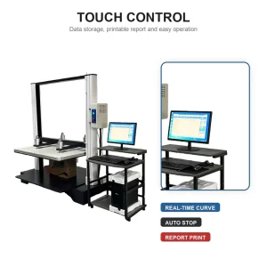 Corrugated Carton Compression Strength Tester Computer Control Box Pressure Testing Equipment