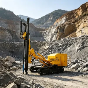 Crawler DTH Drilling Rig Open Pit Mine Blasting Photovoltaic Pile Foundation Rock Drilling Machine