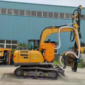 Crawler Mounted Electric Borehole Drilling Machine with Motor for Hard Rock Water Wells and Ore Drilling Core Collection