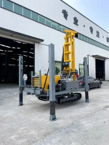 Crawler Water Well Drilling Rig Portable Diesel Engine 200m Depth Household Water Drilling Machine