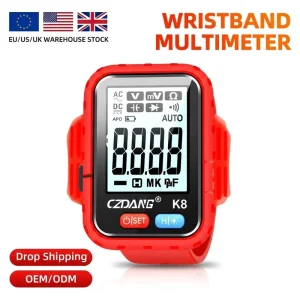Cross border High Precision Digital Voltmeter Portable Smart Multifunctional Universal Wrist Style Multimeter 1 Year