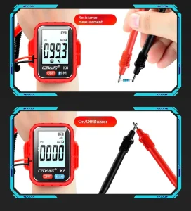 Cross border High precision Digital Display Voltmeter Portable Smart Multimeter Wrist Universal Meter Factory Produce Directly