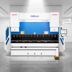 Custom 220V 380V Voltage Bending Folder Low Failure Rate For Press Brake with CHINA GENUO ETC 16T CNC Control