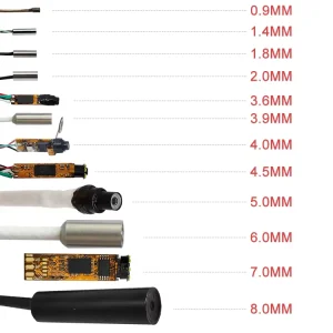 Custom Bare Endoscope Module Manufacturer 1080P 2MP GC2755 7mm Borescope Endoscope Camera Module for Medical Inspection