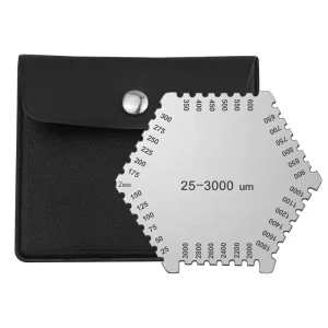 Custom Engraving Hexagonal 0 80 Mils Wet Paint Thickness Measuring Comb Gauge Tool