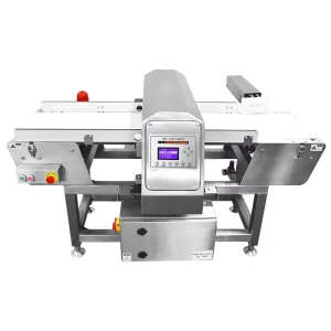 Custom SUS 304 Stainless Steel Metal Detector Machine for Food Processing Industry Touch Screen Display High Accuracy 1%