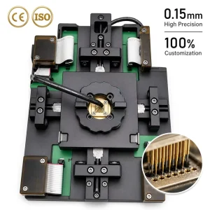 Custom Semiconductor IC Testing Equipment 0.15mm Probe Hole Aluminum Alloy 3D Chip Test Fixture Socket Jig