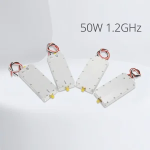 Customizable 50W 1.2GHz RF High Performance Wideband Amplifier SM Male Connector 1.5 VSWR for Long Distance UAV Signal