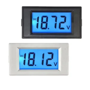 D69-230 LCD Digital Voltage Panel Mount Voltmeter DC Meter 0-19.99v