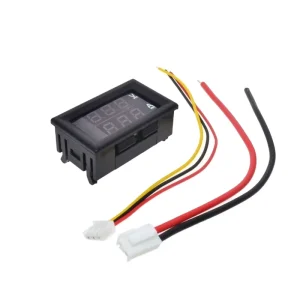 DC 0 100V 100A Voltmeter Ammeter Dual Display Voltage Detector Current Meter With Red Blue LED Digital