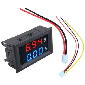 DC 0-100V Digital Multimeter Display Voltage Current Tester 10A 50A 100A LED Dual Display
