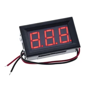 DC 0V 30.0V LED digital voltmeter 0.56 inch three wire DC voltage meter head Reverse protection