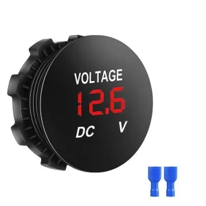 DC 12V 24V DC Car LED Display Digital Voltmeter