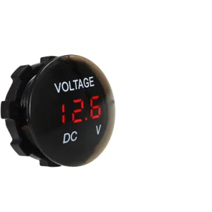 DC 12V 24V Digital Panel Voltmeter Voltage Meter Tester LED Display for Car Auto Motorcycle Boat ATV Truck Refit Accessories