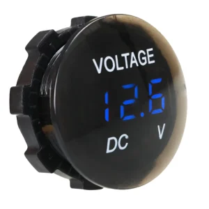 DC 12V Voltmeter Waterproof LED Digital Panel for RV Car Truck Motorcycle Marine Boat ATV UTV