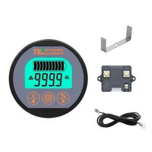 DC 8-120V 50A Coulometer TR16H Battery Tester Monitor Battery Capacity and Level Indicator Display