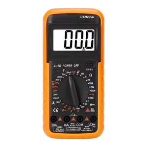 DC AC Voltmeter Automatic Shutdown Anti-fall Rubber Shell High-precision 4-Digit Display Low Battery Indicator Multimeter