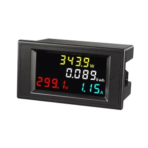DC Digital Display Voltmeter Ammeter Power Meter Module 12V 600V 20A 100A for Hydropower Project