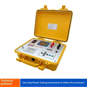 DC Resistance Tester & Meter for Motor Transformers 10A 20A 40A Compact Lightweight with Charging and Printing