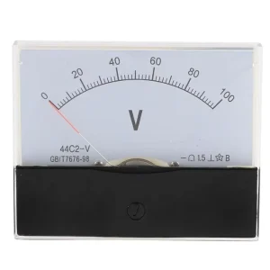 DC Voltage Meter 10V 30V 50V 100V 44C2 V 250V 100*80mm Panel Meter