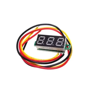 DC Voltmeter 0.28inch 0-100V Red Blue Green 3 Wire LED Display Digital