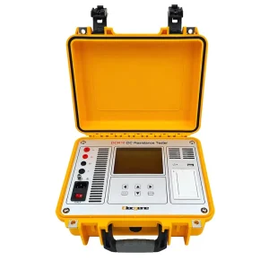 DCR10 Transformer Ohmmeter 10A 500uOhm-50kOhm Auto Current 5.6 LCD Printer for Winding Resistance Testing