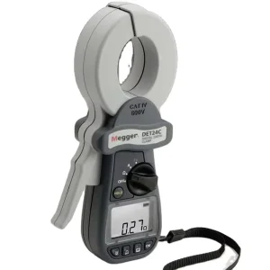 DET24C Digital Clamp On Ground Resistance Meter with Data Storage and Downloading