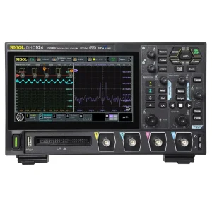 DHO924 250MHz Digital Oscilloscope 12 bit Vertical Resolution 1.25 GSa/s Sample Rate 4 Analog Channels