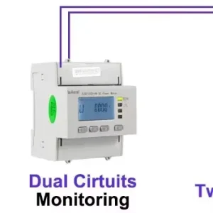DJSF1352-RN/D 2 Channel DC Circuit Energy Measurement High Accuracy Class Smart Energy Meter for Charging Pile Station