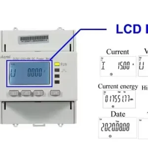 DJSF1352 RN D P1 Dual Loop DC Energy Meter with DC 24V Powered for EV Charger