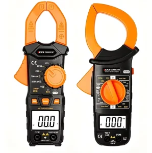 DM6266 Digital Clamp Multimeter, AC Clamp Voltage and Current Meter, Electrician Use