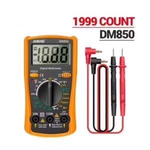 DM850 1999 Counts Digital Multimeter Automatic AC/DC Voltage Current Resistance Capacitance Tester