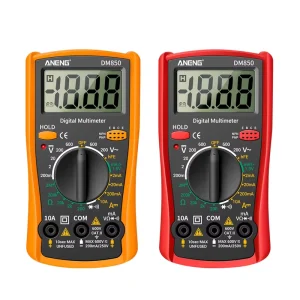 DM850 Automatic Digital Multimeter, AC/DC Voltage, 1999 Count, Ohm and Ammeter