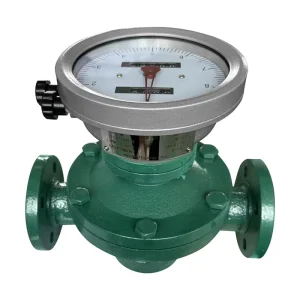 DN40 Cast Iron Oval Gear Flow Meter for Oil Mechanical Pointer Display Diesel Fuel Flow Meter High Accuracy Instrument