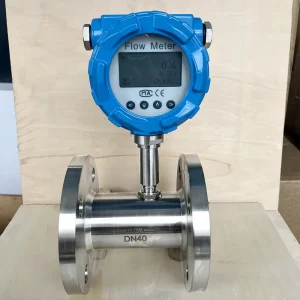 DN40 Stainless Steel Turbine Flow Meter for Low Viscosity Liquids Water Oil Diesel Medium External Thread Connection IP65/66 OEM