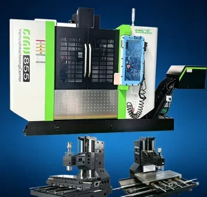 DRC MVL855 High-Accuracy Single Spindle Fanuc BT40 Precision Vertical CNC Milling Machine 24-Tool Medium Duty