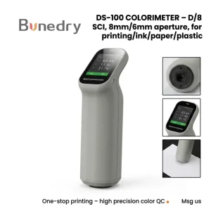 DS-100 Colorimeter Spectrophotometer Color Difference Meter for Printing Ink Paper Plastic Coating Textile Color Measurement