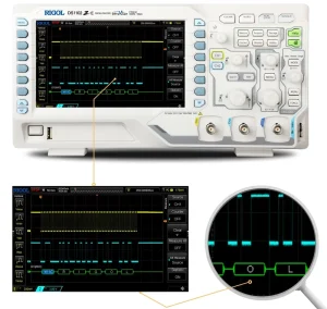 DS1102Z-E Digital Oscilloscope 2 Channel 100 MHz 1 GS s 24 Mpts 8 Bit DS1000Z-E Series