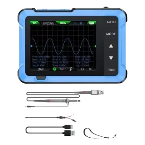 DSO152 Mini Handheld Digital Oscilloscope with P6100 High Voltage Probe 2.5MSa/s Sampling Rate 200KHz Bandwidth