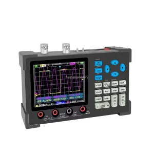 DSO3D12 Dual Channel Digital Oscilloscope 120MHz Bandwidth 250Msa/s Sampling Built-in Multimeter