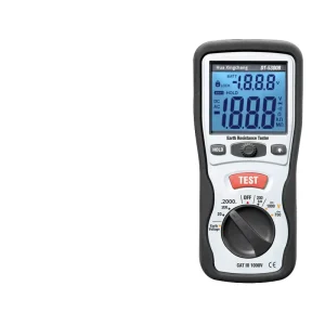 DT 5300B Earth Ground Resistance Testers Backlight Low Battery Indication Digital Only Megohm Resistance Meter