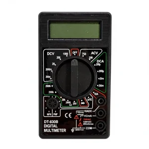 DT 830B Multi functional Voltage Meter Ammeter Ohmmeter (0.5%+3) Accuracy 0 1000V DC 750V AC Voltage 0 10A Current 4 Digit
