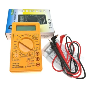 DT 830D LCD Auto Range Digital Voltmeter Multimeter Ohmmeter Volt Tester Electrical Instrument Analysis Instrument Detector Tool