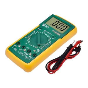 DT-9205M Auto-Ranging True RMS Digital Multimeter 2.7″ LCD Voltage Current Tester with Continuity Diode Capacitance Test