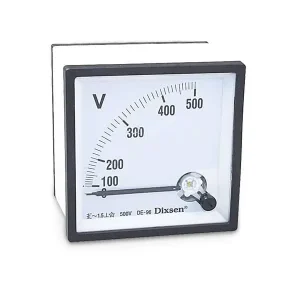 DT V96 Moving Coil Analog Voltage Panel Meter AC DC 3 Digits 0 500V Input 1.5 Accuracy Class