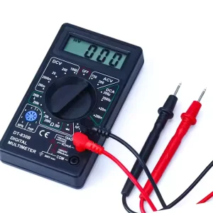 DT830B 3.5-Digit Digital Multimeter 1999 Counts Mini Portable AC/DC Voltage Resistance Diode Continuity 300V