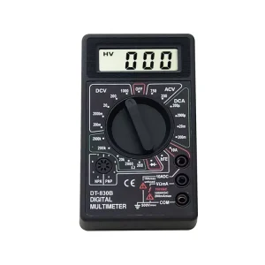 DT830B Mini Digital Multimeter Electrician Handheld Universal Meter with Digital Display Power Supply for Inspection Maintenance