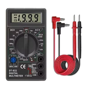 DT832 Digital Multimeter Digital Multimeter Voltmeter Ammeter for Laboratory and Educational Use