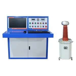 DTC 103 10kVA + TDM 10kVA 100kV Fully Automatic Control Console AC DC Electronic Oil Immersed High Accuracy Testing Equipment 220V